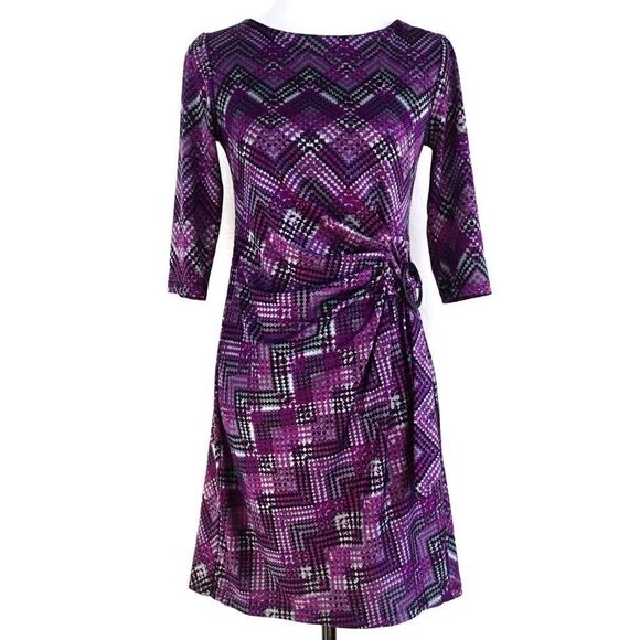 Shelby & Palmer Dress, Chevron Print, Small - Picture 1 of 7